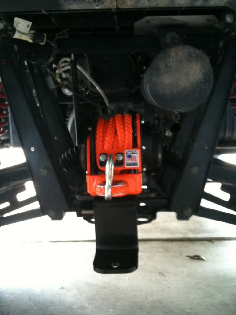 Roller Fairlead and synthetic winch cable PRC Polaris Ranger Club