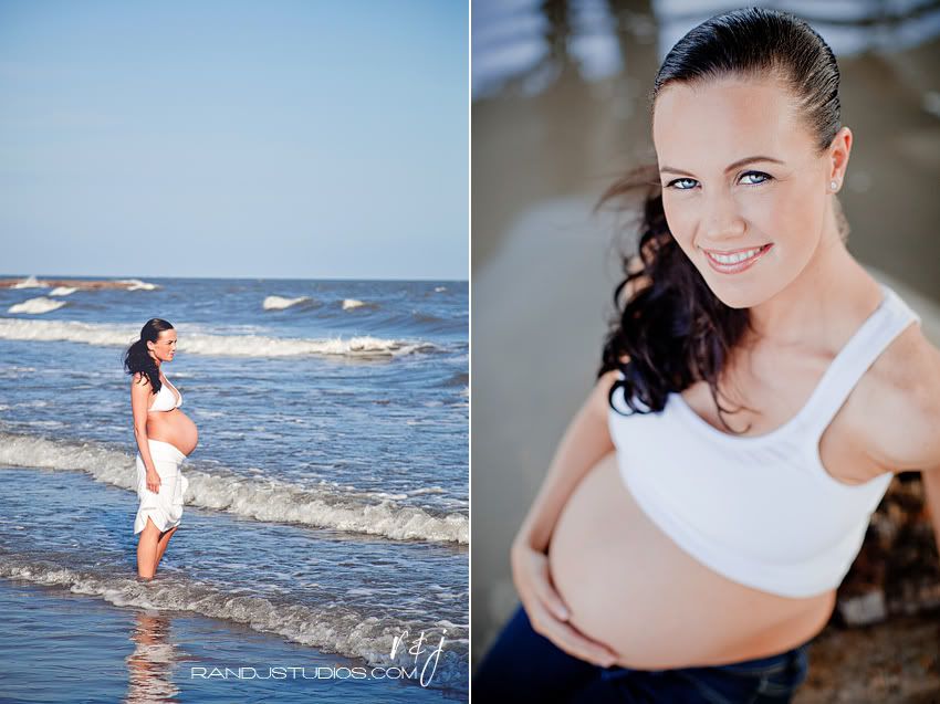 Galveston Texas beautiful maternity photos on the beach