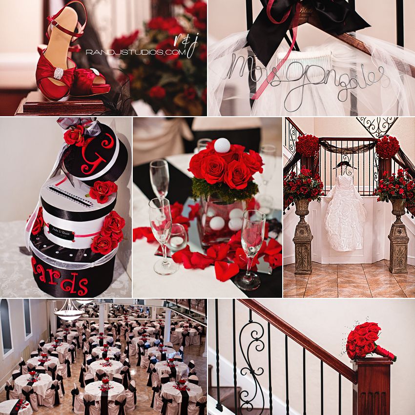 Black and Red Wedding Photography Centurion Palace