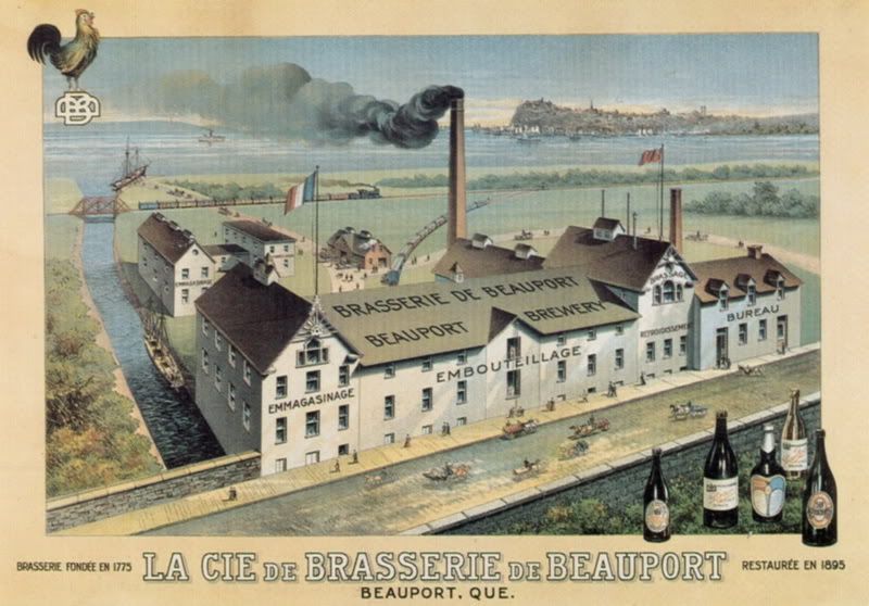 The Brewery with it's railway connection in the background