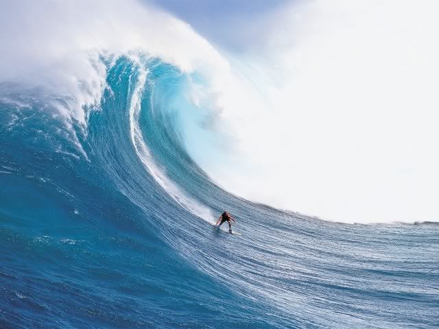 big wave surfing