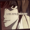 010_IntoMyWorld.gif light yagami death note kira avatar icon image by JustDan1