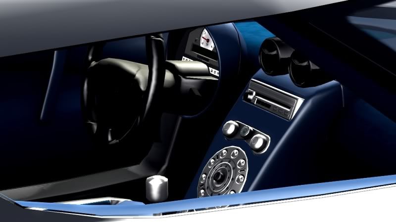 Model Koenigsegg CC8S Colour Exterior Grey Interior Blue