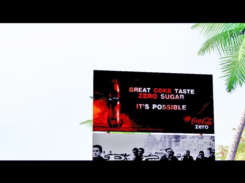 coke zero advert