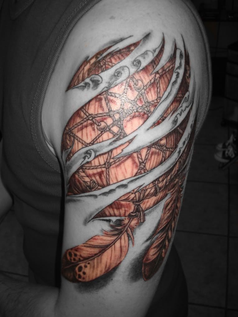 dreamcatcher tattoos. Dream catcher tattoo Image