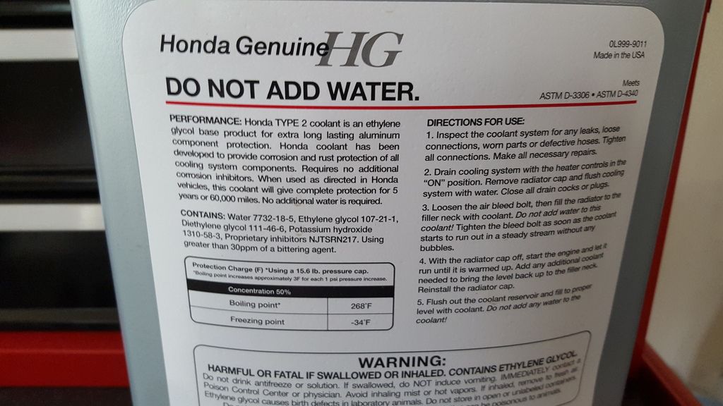 what intervals to replace coolant and timing belt Drive Accord Honda