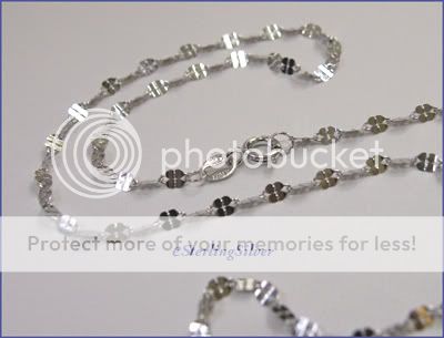 925 Sterling Silver Italian Designer Chain / Necklace  
