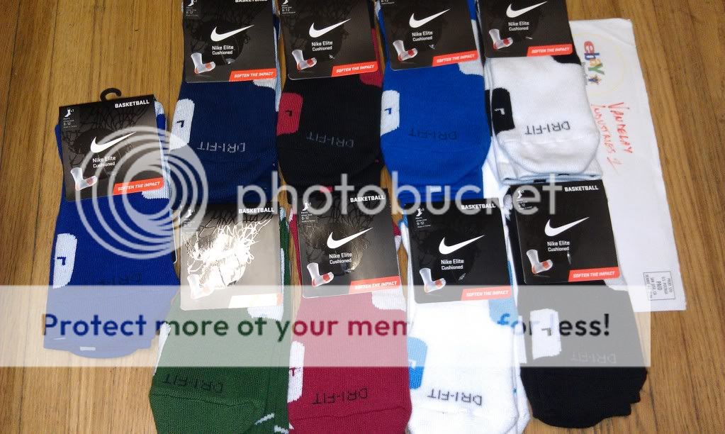 NIKE ELITE BASKETBALL SOCKS L 8 12 all colors  