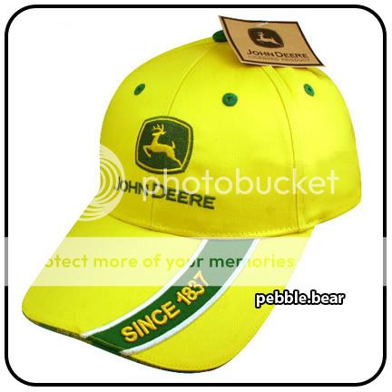 NEW LICENSED JOHN DEERE JON DEER BALL CAP JD YELLOW HAT  