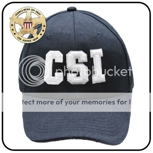 NEW CSI BALL CAP CRIME SCENE INVESTIGATOR USA LAW HAT N  