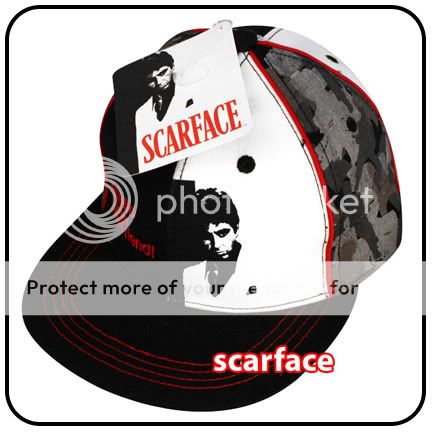 Other Licensed Scarface Caps & Accessories sold in our other  