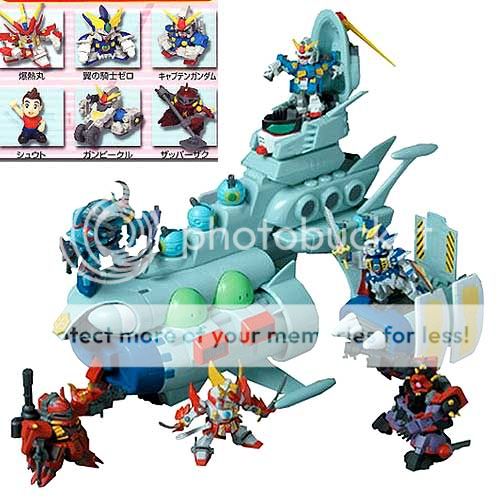 BANDAI SD GUNDAMUSAI Superior Defender Gundam Force DX  